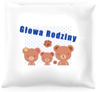 Poduszka Głowa rodziny