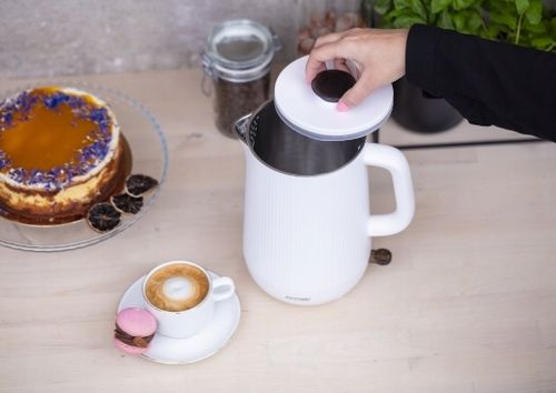 Czajnik elektryczny bezprzewodowy MPM MCZ-115 z podwójnymi ściankami biały na Arena.pl