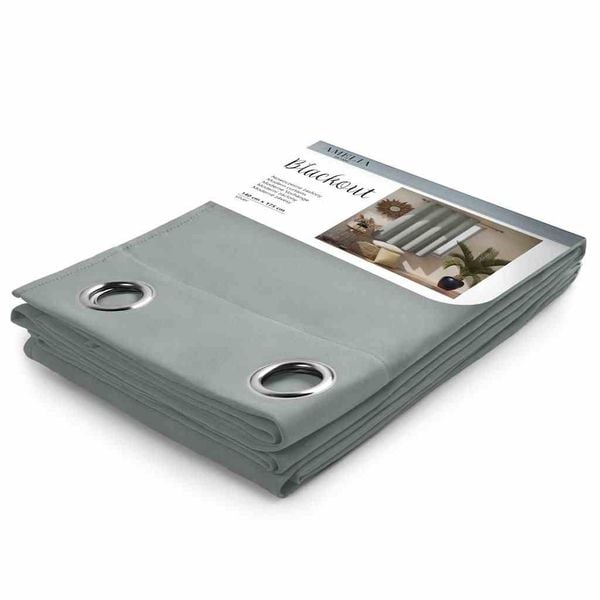 CURT/AH/BLACKOUT/EYELETS/SILVER/140X245/1PC zdjęcie 3