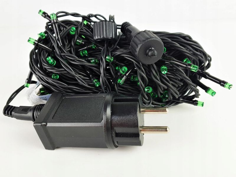 LAMPKI CHOINKOWE 100LED ZEW/WEW+TIMER+ZŁĄCZE ATEST zdjęcie 5