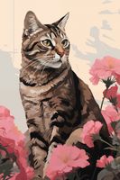Plakat 20x30cm Portret Kociej Duszy