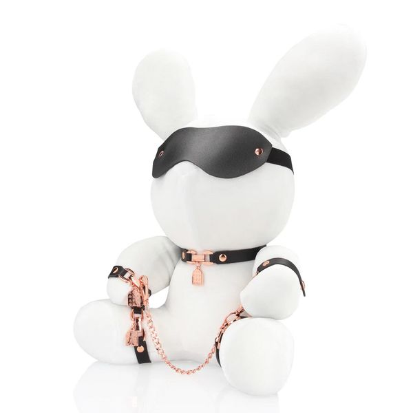 Rabbit Bondage - Velvet - Large - White zdjęcie 4
