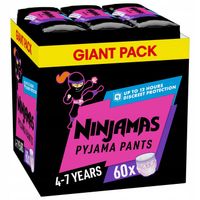 Pieluchomajtki Pampers Pants Ninjamas Rozmiar 7 60 szt.