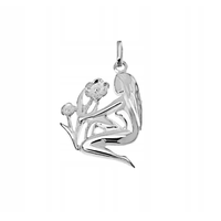 SREBRNY WISIOREK ZNAK ZODIAKU PANNA SREBRO 925