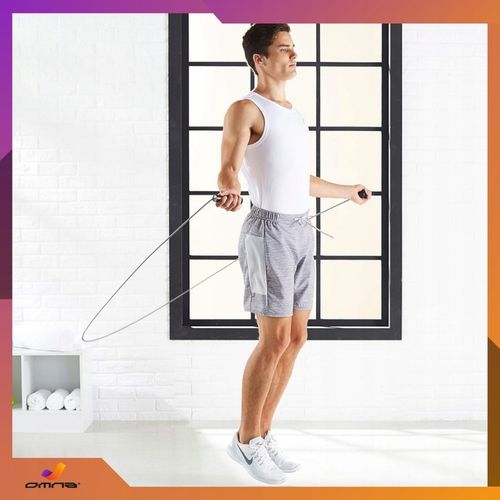 Zestaw do ćwiczeń w domu siłowych roller skakanka mata ekspander ściski 7w1 na Arena.pl