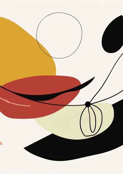 Plakat 64x90cm Geometryczna Krzywizna zdjęcie 1