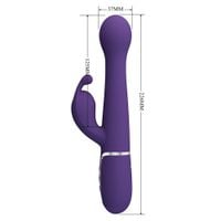 wibrator króliczek. stymulacja pochwy ruchomymi koralikami. mocny.