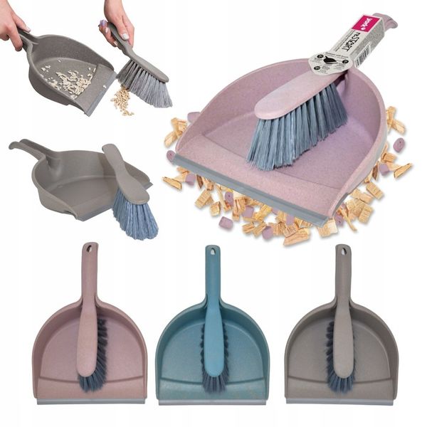 YORK zestaw ZMIOTKA szczotka SZUFELKA z gumą reSTART PRZYJAZNA ŚRODOWISKU zdjęcie 1