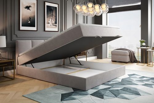 ŁÓŻKO TAPICEROWANE KONTYNENTALNE ROYAL 140 MATERAC na Arena.pl