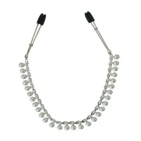 sportsheets sincerely pearl chain ozdobne klipsy z łańcuszkiem 40,6 cm