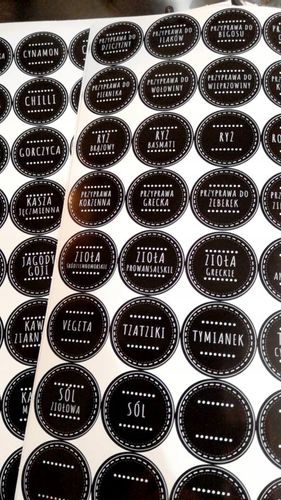 NAKLEJKI Z LOGO, ETYKIETY NA PACZKI 3cm 100szt. na Arena.pl