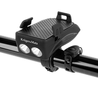 Uchwyt rowerowy na telefon powerbank latarka dzwonek Kruger&Matz XT 50