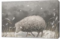 Obraz 90x60cm Bujna Owca