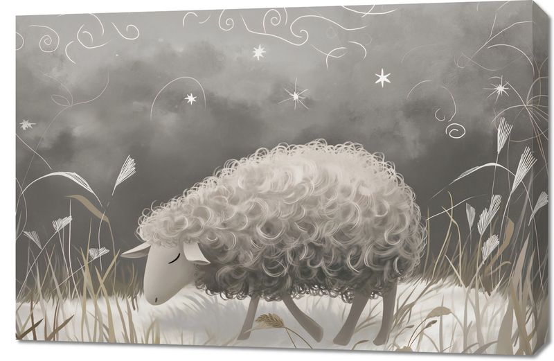 Obraz 90x60cm Bujna Owca zdjęcie 1