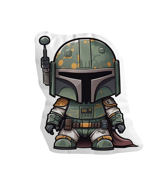 Poduszka Chibi Mandalorian - Boba Fett zdjęcie 1