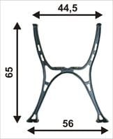 NOGA DO STOLIKA 'MIEJSKA' - NOGA STO M