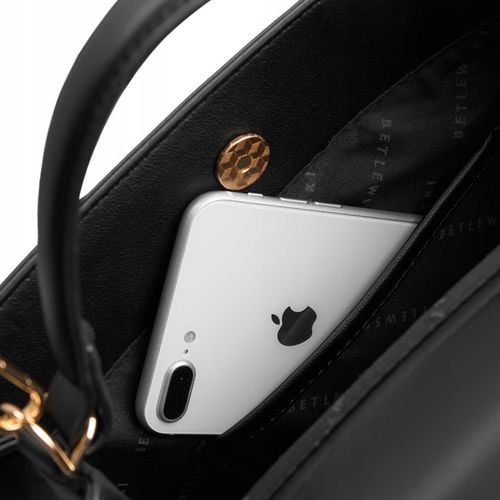 BETLEWSKI torebka wizytowa z ekoskóry ekologiczna wygodna wieczorowa na Arena.pl