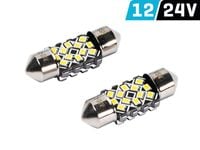 Żarówka VISION Festoon SV8.5 31 mm 12/24V 12x 2016 SMD LED, CANBUS
