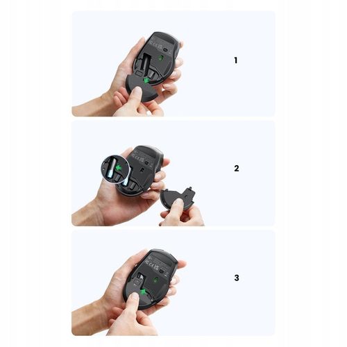 UGREEN MYSZ MYSZKA BEZPRZEWODOWA OPTYCZNA BLUETOOTH 5.0 2.4 GHz DPI 4000 na Arena.pl