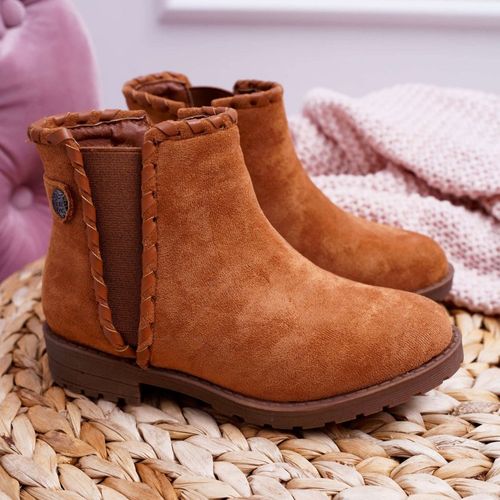 Dziecięce Botki Płaski Obcas Camel Sicarro r.31 na Arena.pl