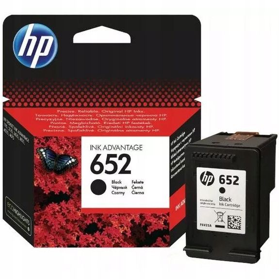 Tusz HP 652 Black zdjęcie 3