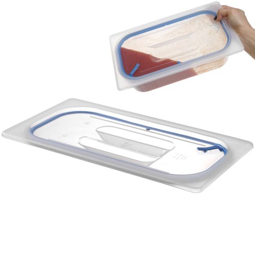 Pokrywka z uszczelką silikonową do pojemników GN 1/4 - Hendi 881835 na Arena.pl