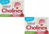 Cholinex Junior Pastylki Do Ssania Na Gardło 16 Sztuk