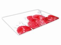 SZKLANA DESKA KUCHENNA 40x30 63b Maliny