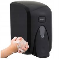 Dozownik Podajnik Dyspenser mydła w płynie 500 ml Czarny Ścienny ATEST PZH