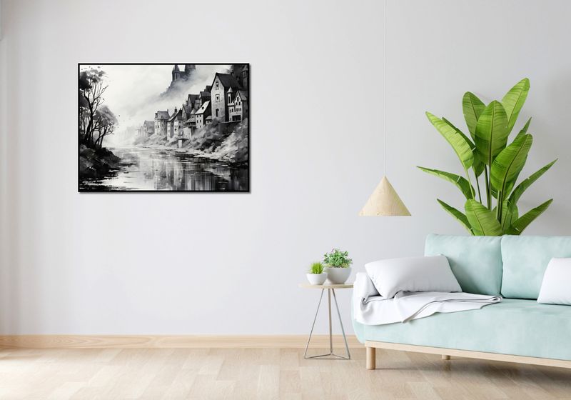 Plakat 100x75cm Mglisty Refleks zdjęcie 4