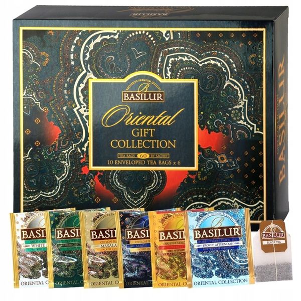 Zestaw herbat Basilur Oriental Collection 6 rodzajów 60 saszetek 110 g zdjęcie 4