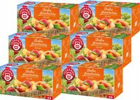 (x6) TEEKANNE Herbata Słodka Brzoskwinia 20tb