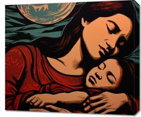 Obraz 70x60cm Matczyne Więzi