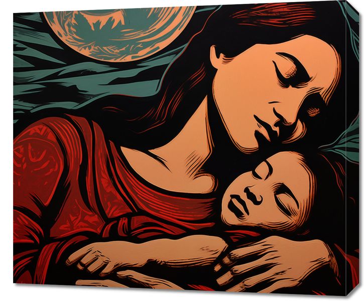 Obraz 70x60cm Matczyne Więzi zdjęcie 1