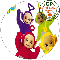 Opłatek na tort - Teletubisie