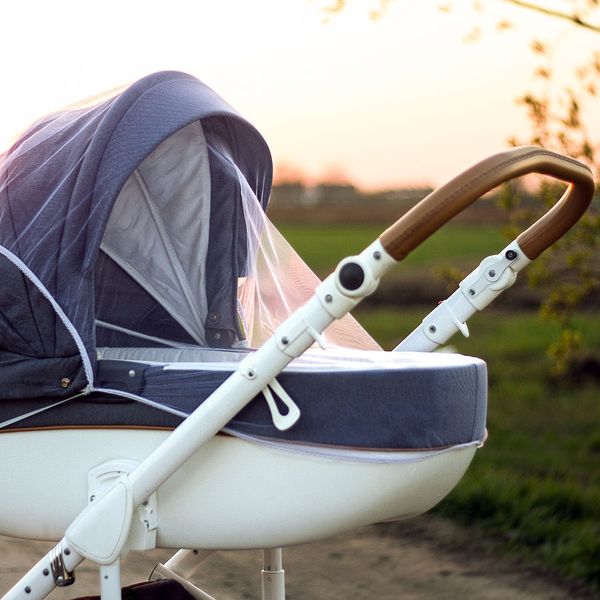 Moskitiera Uniwersalna do wózka - BIAŁA zdjęcie 3