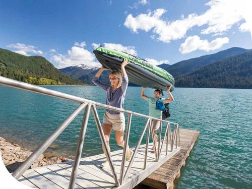 Kajak 2os. Challenger K2 Intex 68306 Pompka Wiosła Dwuosobowy MODEL 2024 na Arena.pl