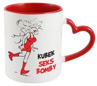 KUBEK Z NADRUKIEM PREZENT DLA KOLEŻANKI DZIEWCZYNY KOBIETY ŻONY WALENTYNKI