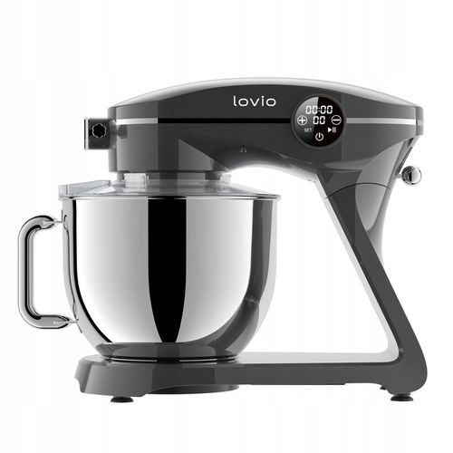 Robot kuchenny mikser planetarny z misą metalowa obudowa 1800W 6,5L LOVIO na Arena.pl