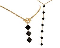 naszyjnik romby tył - przód (c23/jes/48/1au)