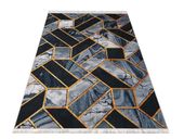 Dywan BLACK and GOLD 04 160 x 220 cm czarny