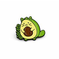 Avocado Cat | 3 cm | Metal | Przypinka | Avocato