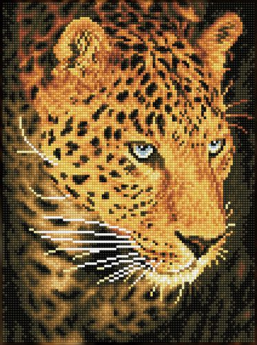 diamond dots adults leopard portrait 5735 na Arena.pl