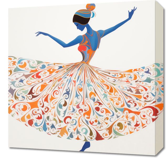 Obraz 50x50cm Wirująca Balerina zdjęcie 1