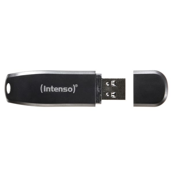 Pendrive Intenso Speed Line 16 Gb Usb 3.0 Czarny Niemcy zdjęcie 3