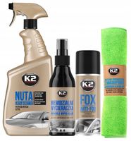 K2 150ML ZESTAW NIEWIDZIALNA WYCIERACZKA ANTYPARA MIKROFIBRA
