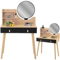 Toaletka z lustrem SCANDI kosmetyczna skandynawska