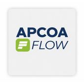 Naklejka Parkingowa APCOA FLOW na szybę od wewnątrz 5x5