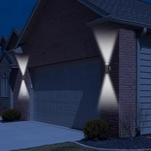 Lampy ścienne kinkiet zewnętrzne 2 szt stal na Arena.pl