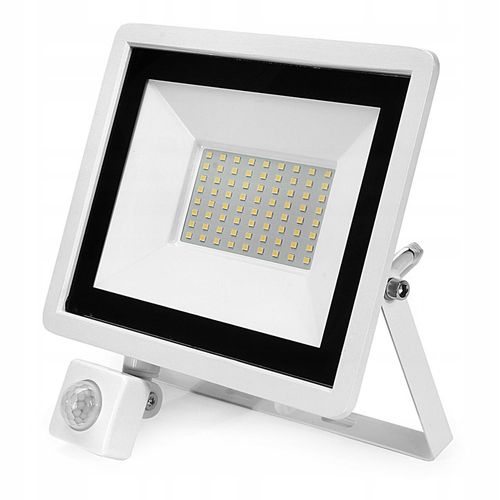 Naświetlacz halogen lampa LED z czujnik ruchu zmierzchu 50W na Arena.pl